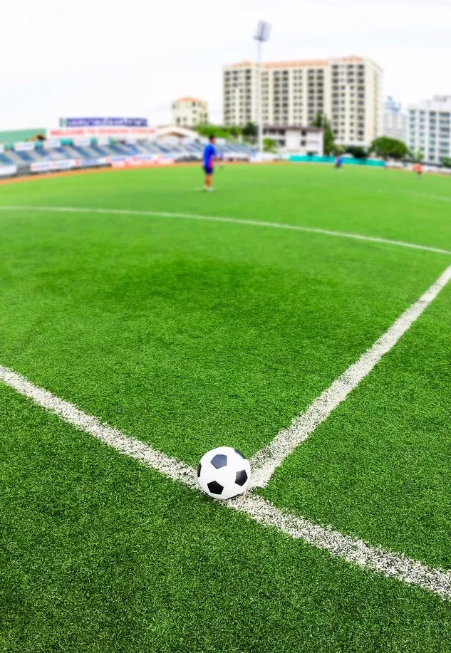 Fotboll Gräs